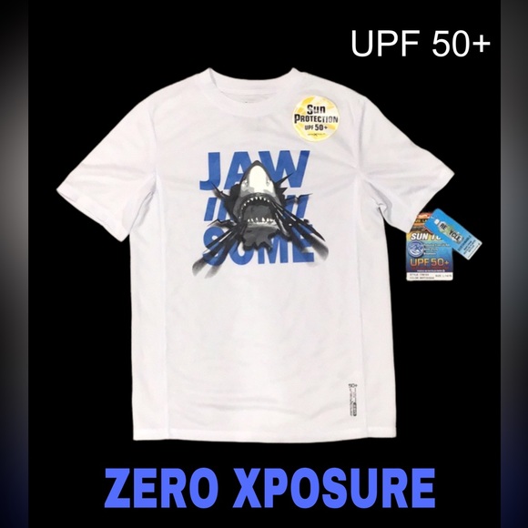 NWT ZERO XPOSURE Swim/Sun Top, UPF 50+,‎ Sustainable, Size L (14/16) - Picture 1 of 10